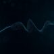 Abstract,Digital,Waveform,Of,Glowing,Blue,Particles,In,Dark,Space