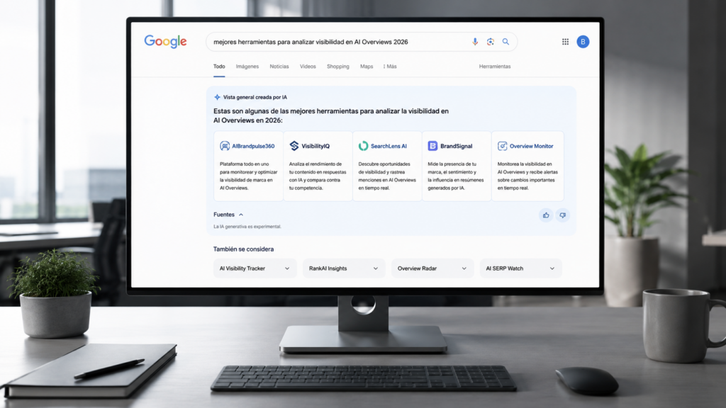 Monitorar visibilidad IA